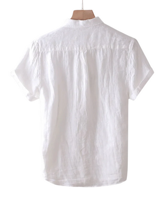 CORVANI | CHEMISE D’ÉTÉ EN LIN SACHA HOMME