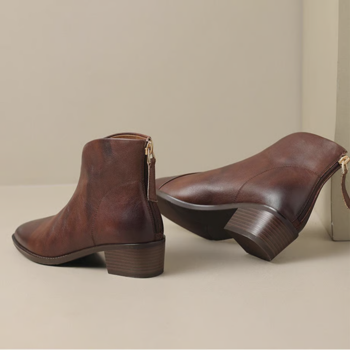 CORVANI | BOTTINES ÉLÉGANTES EN CUIR DOMITILLE FEMME