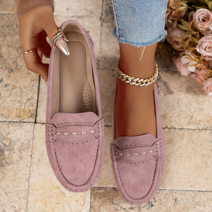 CORVANI | MOCASSINS FESTONNÉS EFFET DAIM PERRINE FEMME