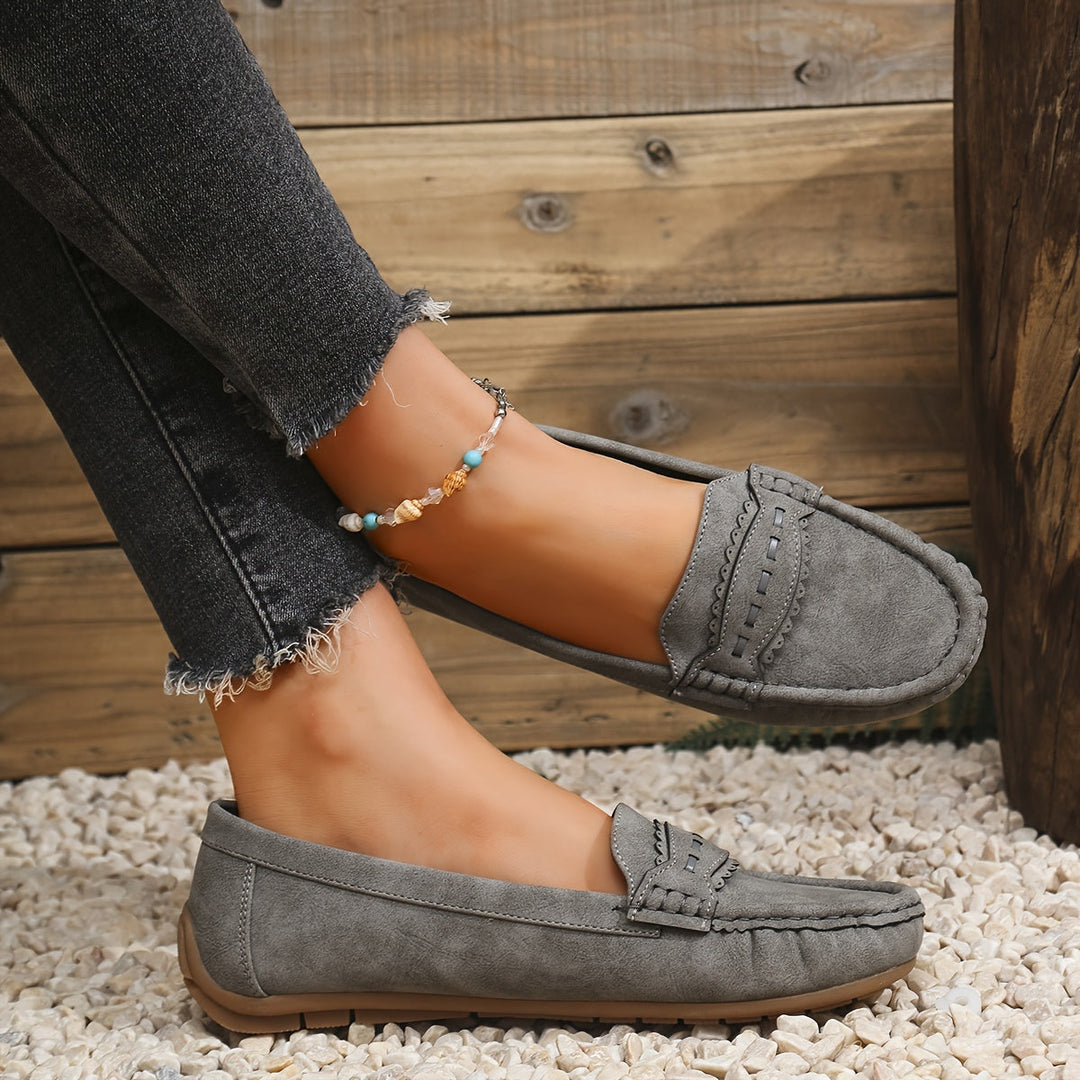 CORVANI | MOCASSINS FESTONNÉS EFFET DAIM PERRINE FEMME