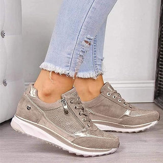 CORVANI | BASKETS COMPENSÉES ZIPPÉES NATHALIE FEMME