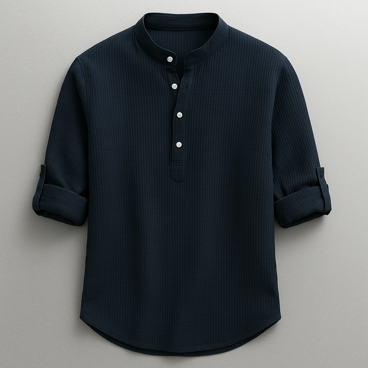 CORVANI | CHEMISE EN COTON &amp; LIN ROMÉO HOMME