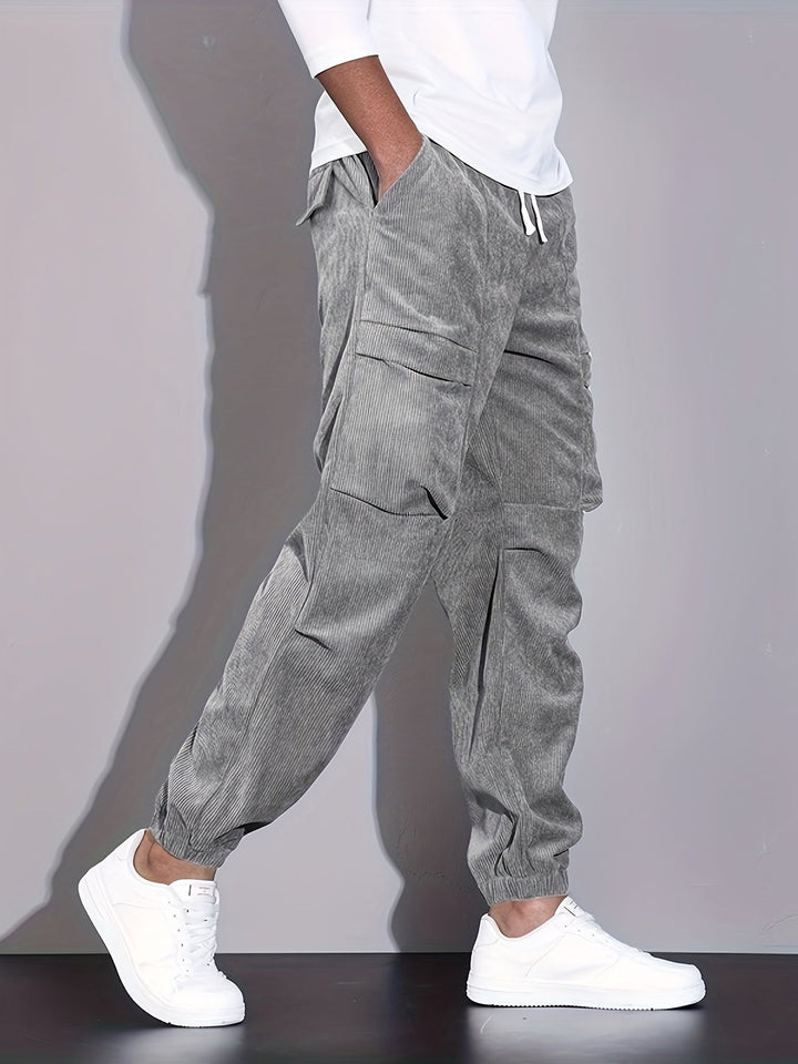 CORVANI | PANTALON CARGO EN VELOURS CÔTELÉ MÉDARD HOMME