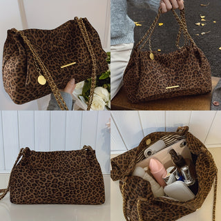CORVANI | SAC LÉOPARD À BANDOULIÈRE VÉNÉTIA FEMME