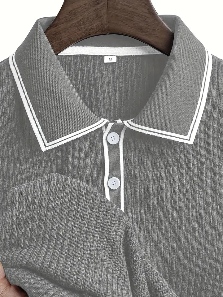 CORVANI | POLO STRUCTURÉ VALENTIN HOMME