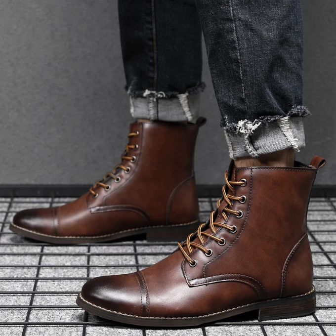 CORVANI | BOTTES DE VILLE BRUNIES RAOUL HOMME