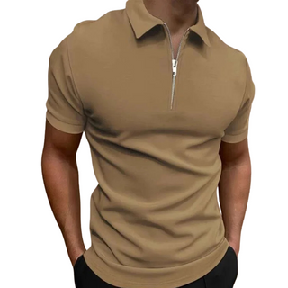 CORVANI | POLO MODERNE FÉLIX À DEMI-ZIP HOMME