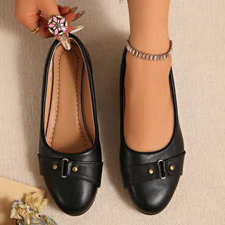 CORVANI | BALLERINES COMPENSÉES CONFORT AMARANTE FEMME