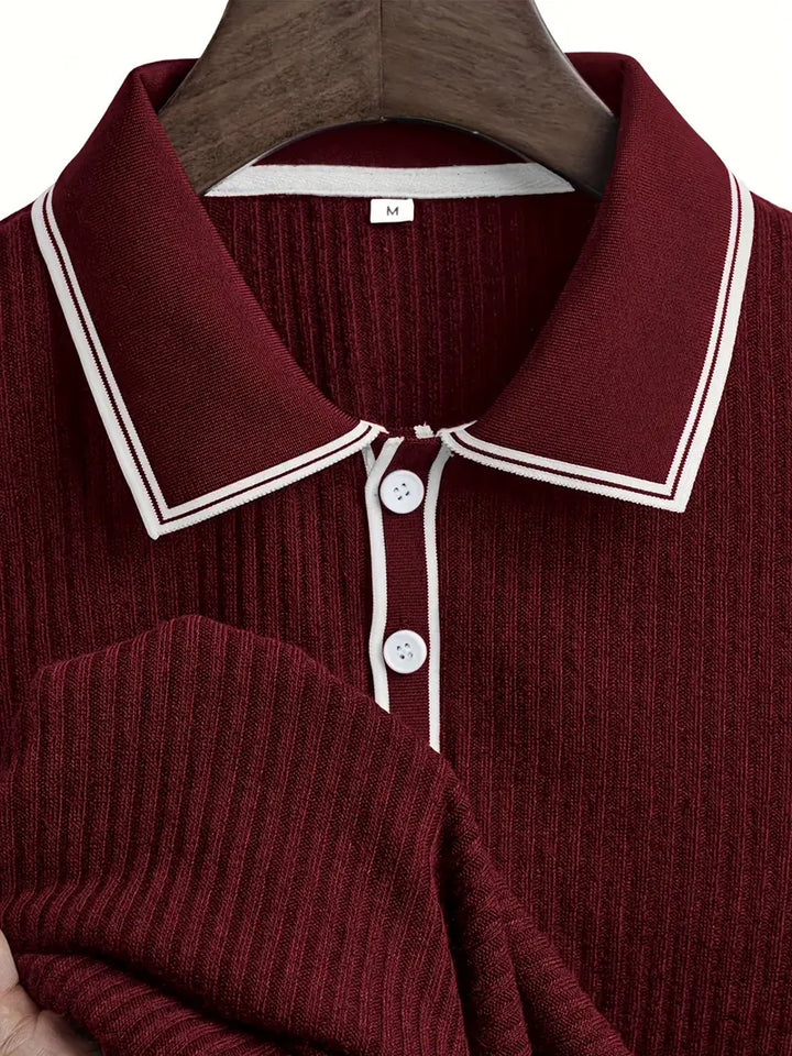 CORVANI | POLO STRUCTURÉ VALENTIN HOMME