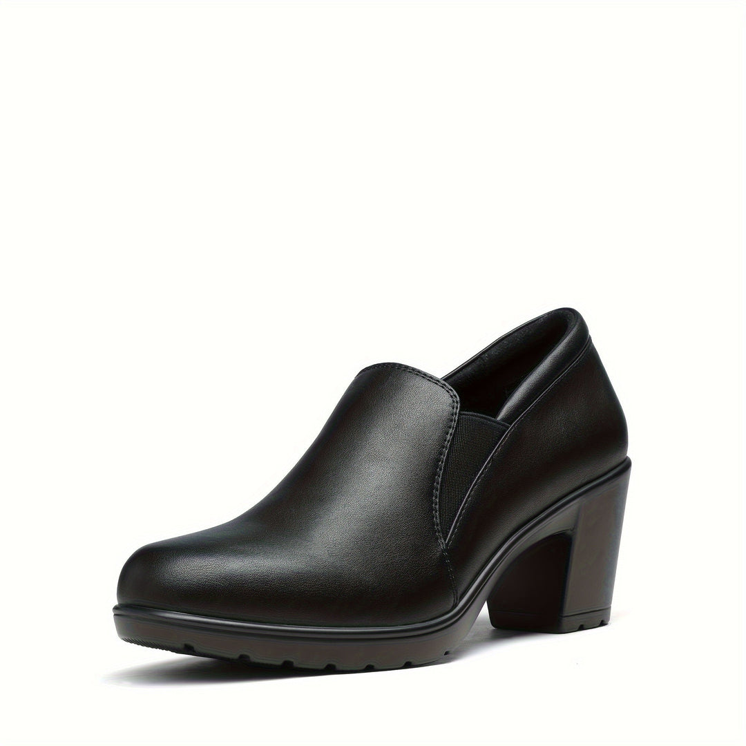 CORVANI | MOCASSINS CONFORT À TALON BLOC CLAUDINE FEMME