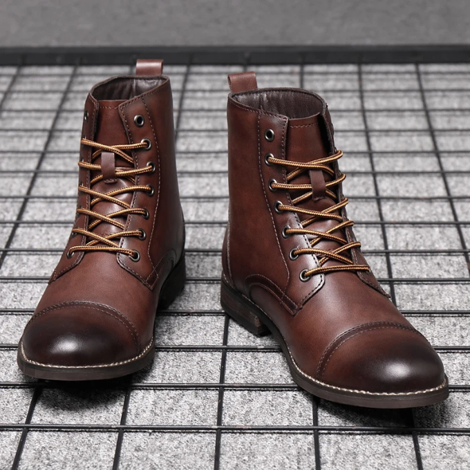 CORVANI | BOTTES DE VILLE BRUNIES RAOUL HOMME