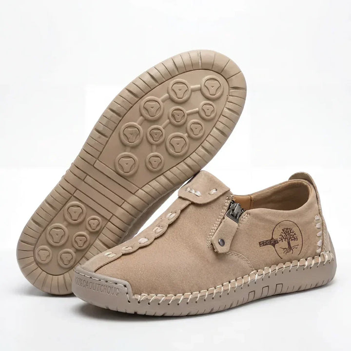 CORVANI | MOCASSINS ORTHOPÉDIQUES CONFORT ZIPPÉS ÉLISETTE FEMME