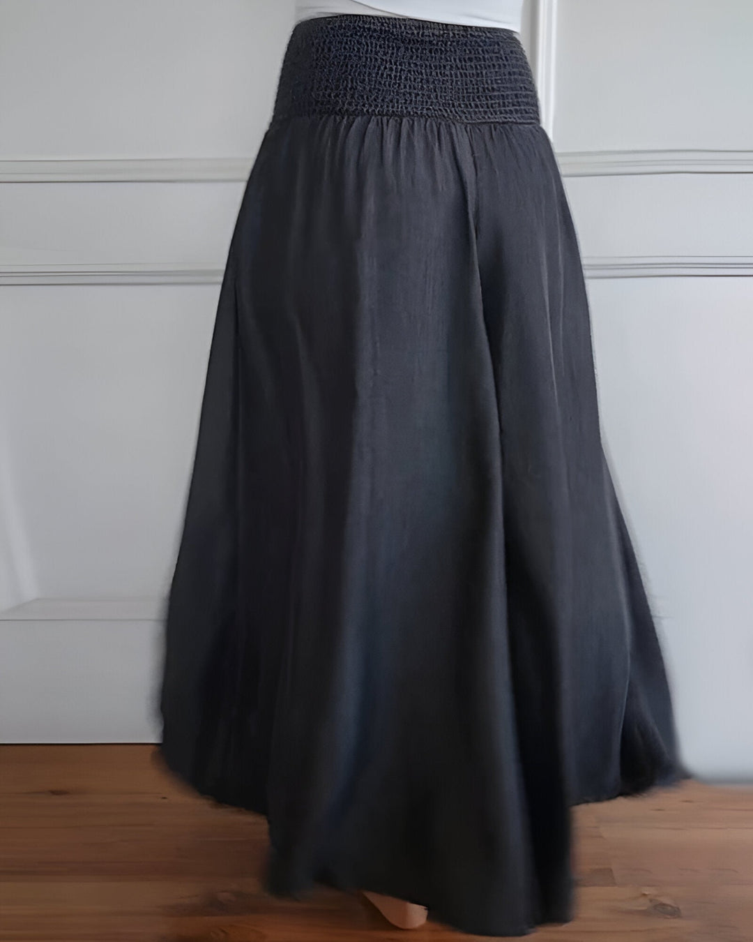 CORVANI | PANTALON LARGE À TAILLE SMOCKÉE FLORENCE FEMME