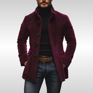 CORVANI | VESTE EN COTON CÔTELÉ NOÉ HOMME