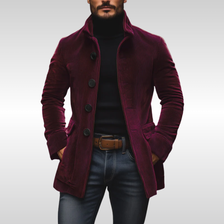 CORVANI | VESTE EN COTON CÔTELÉ NOÉ HOMME