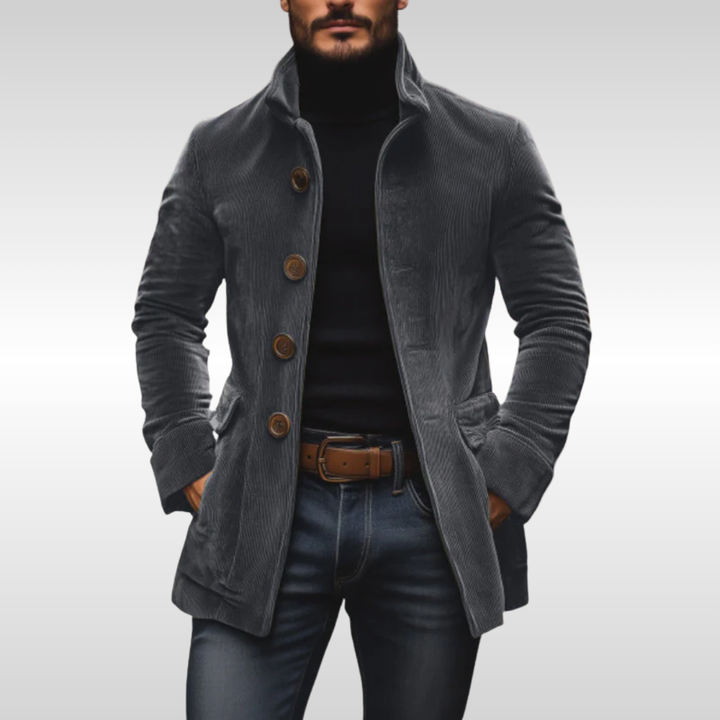 CORVANI | VESTE EN COTON CÔTELÉ NOÉ HOMME