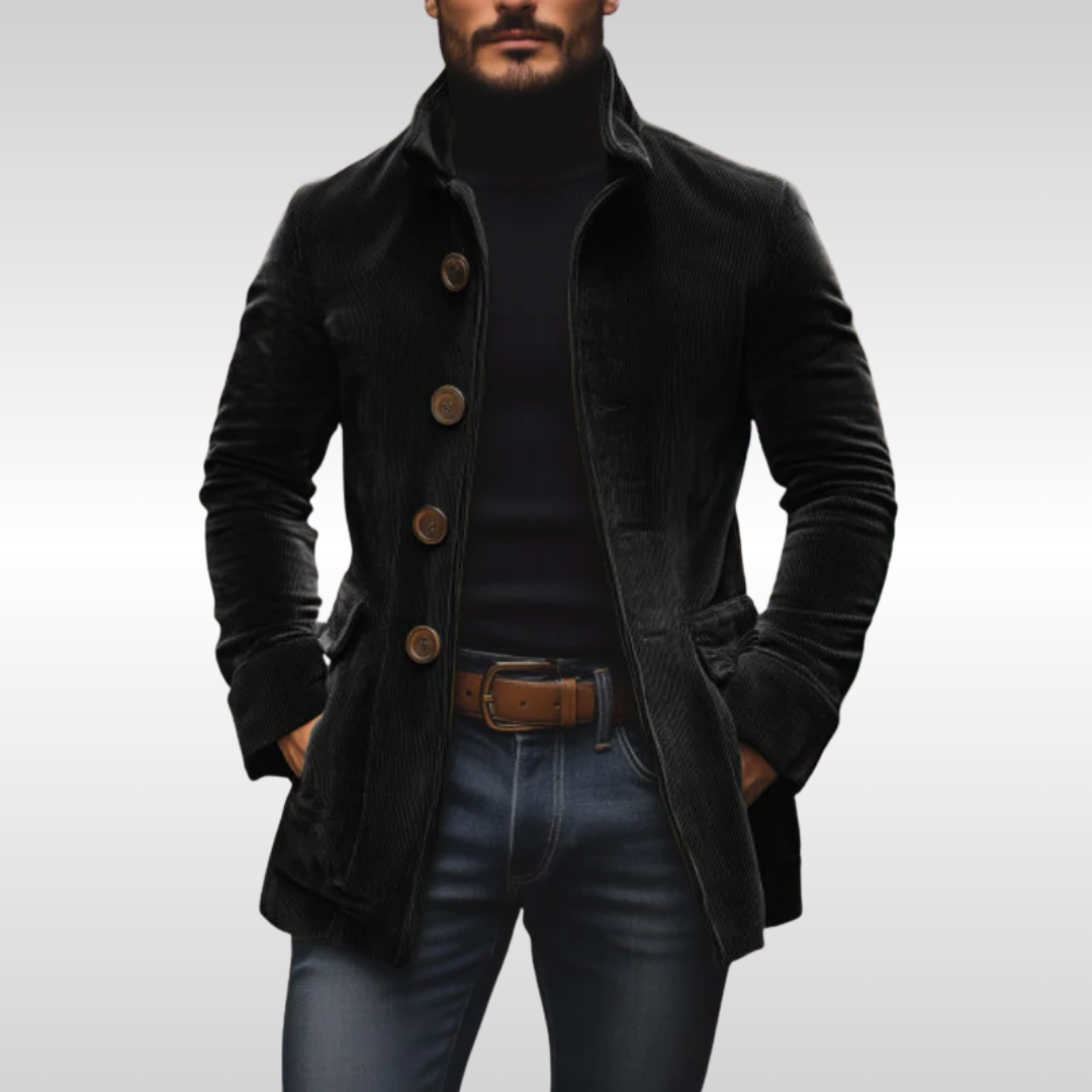 CORVANI | VESTE EN COTON CÔTELÉ NOÉ HOMME