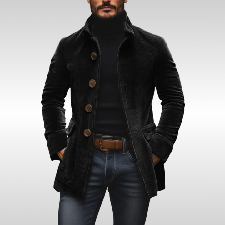 CORVANI | VESTE EN COTON CÔTELÉ NOÉ HOMME