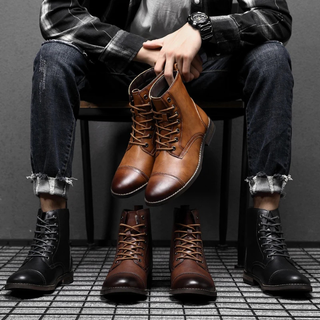 CORVANI | BOTTES DE VILLE BRUNIES RAOUL HOMME