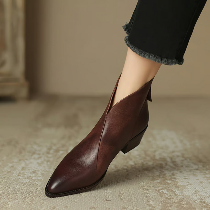 CORVANI | BOTTINES ÉLÉGANTES EN CUIR DOMITILLE FEMME