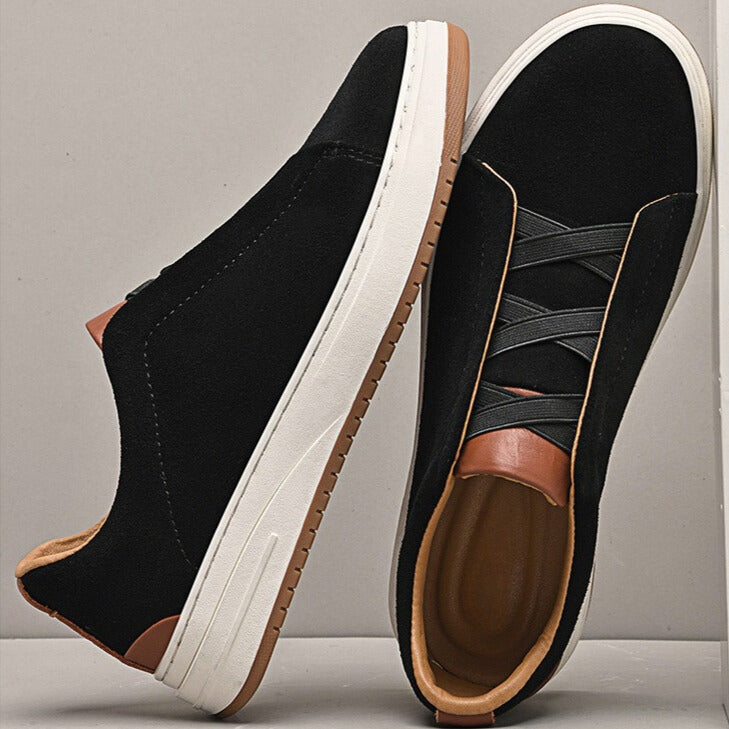 CORVANI | CHAUSSURES SLIP-ON EN DAIM ANSELME HOMME
