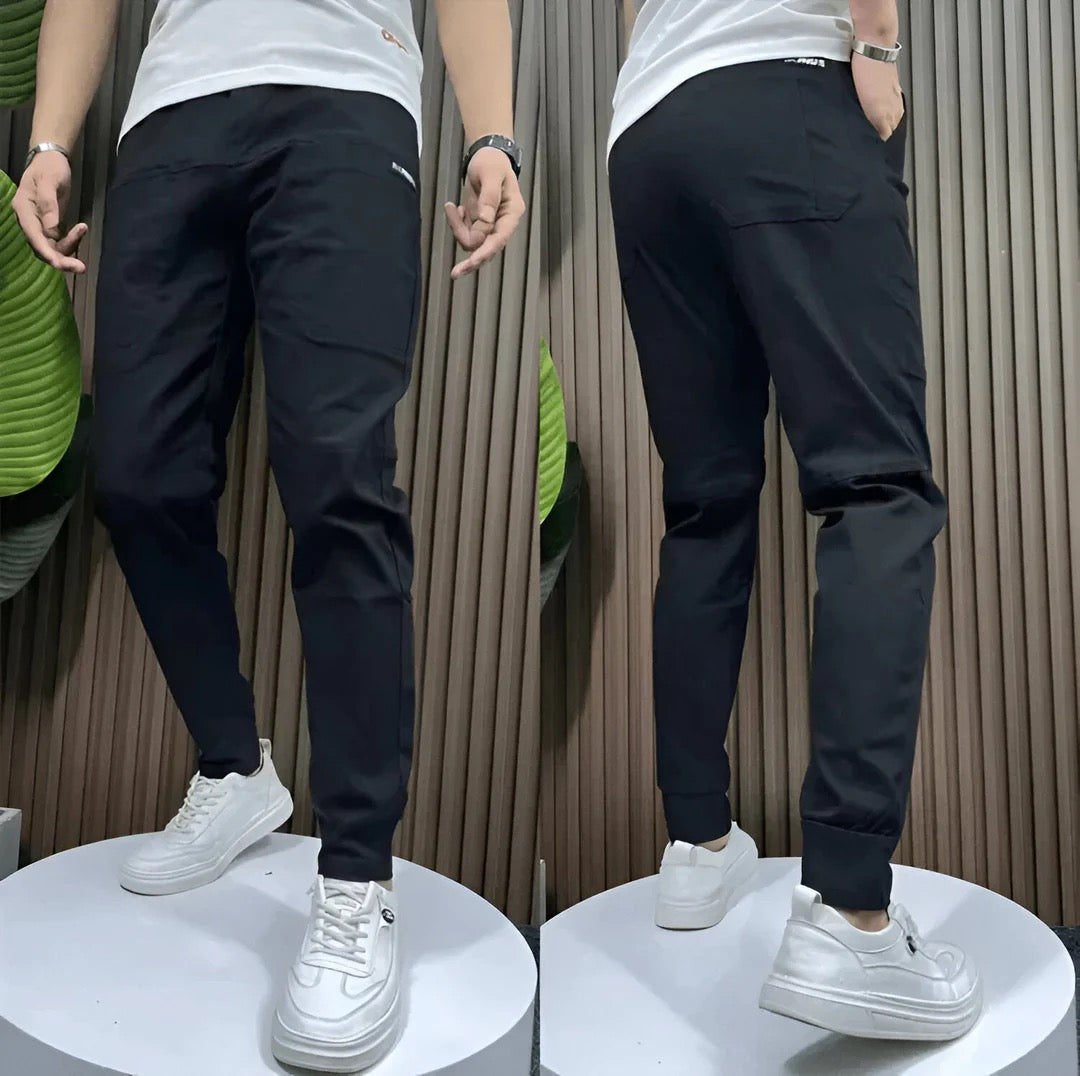 CORVANI | PANTALON CARGO ÉLASTIQUE PREMIUM MARCEAU HOMME