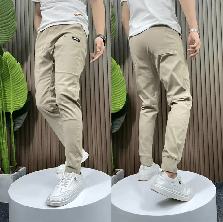 CORVANI | PANTALON CARGO ÉLASTIQUE PREMIUM MARCEAU HOMME