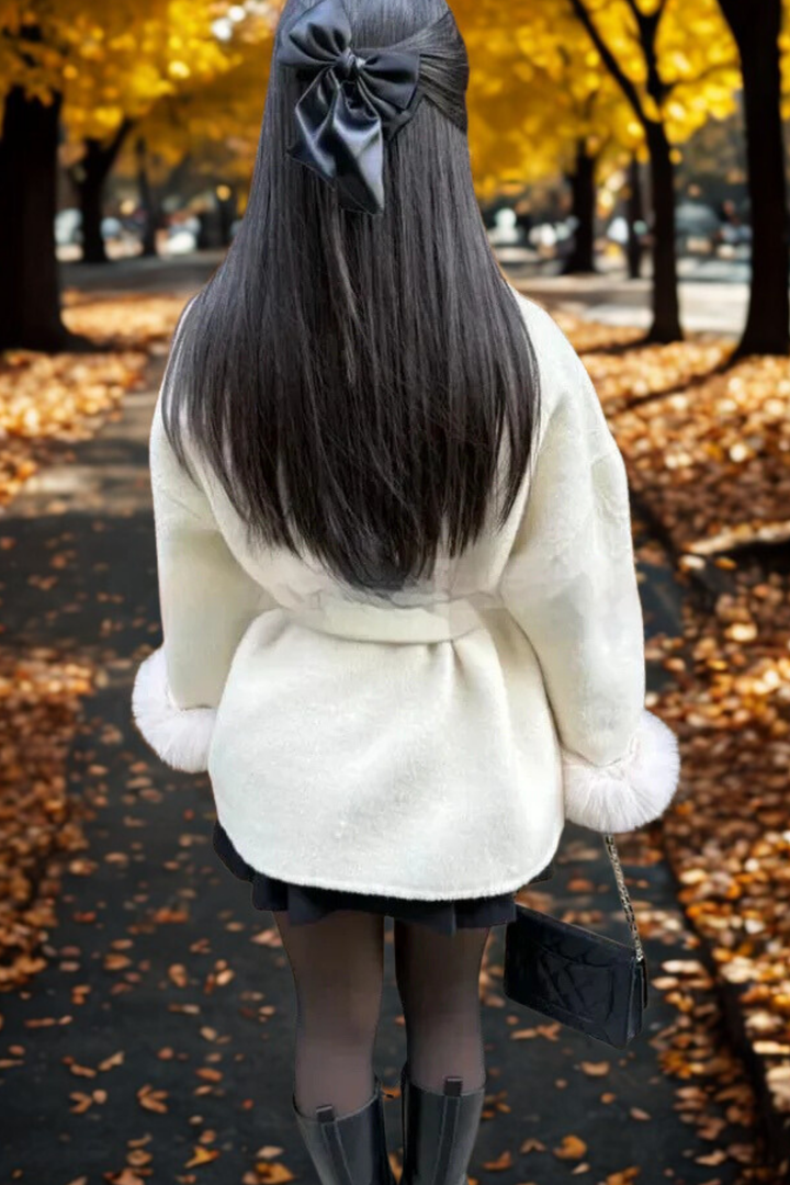 CORVANI | MANTEAU À MANCHES EN FOURRURE INÈS FEMME