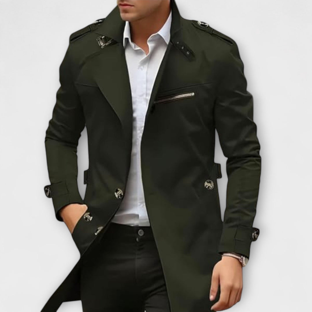 CORVANI | VESTE ÉLÉGANTE OLIVIER HOMME