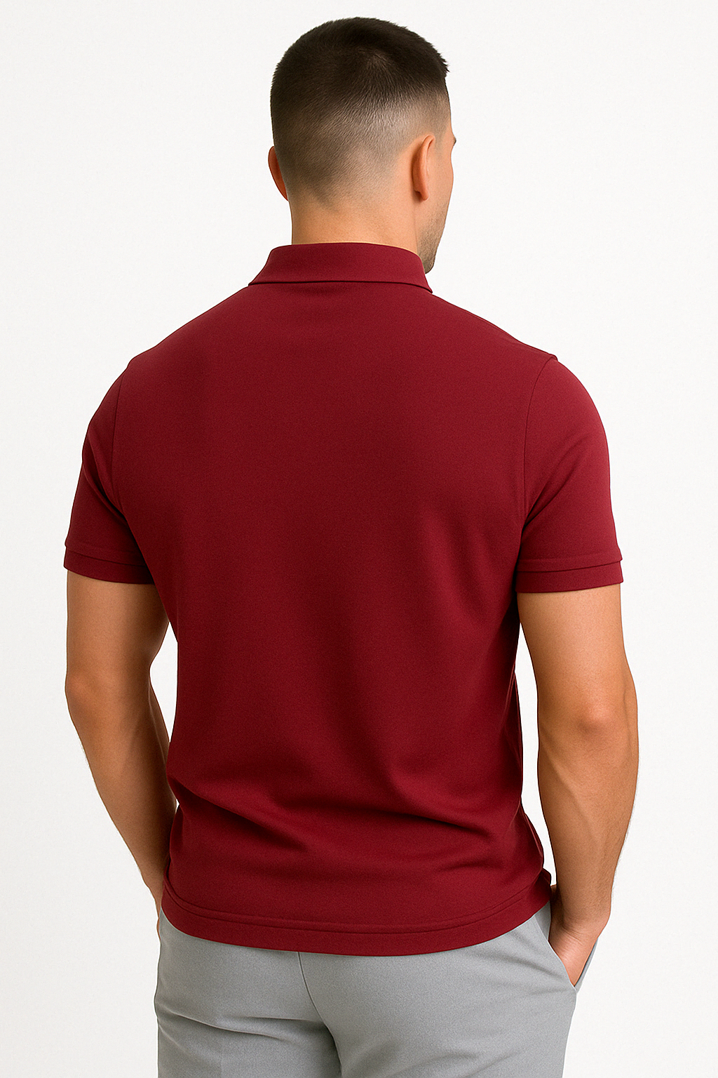 CORVANI | POLO MODERNE FÉLIX À DEMI-ZIP HOMME