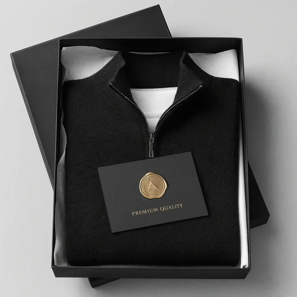 CORVANI | PULL ZIPPÉ GUILLAUME HOMME
