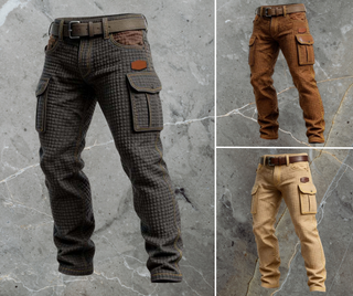 CORVANI | PANTALON CARGO RENFORCÉ MAURIN HOMME