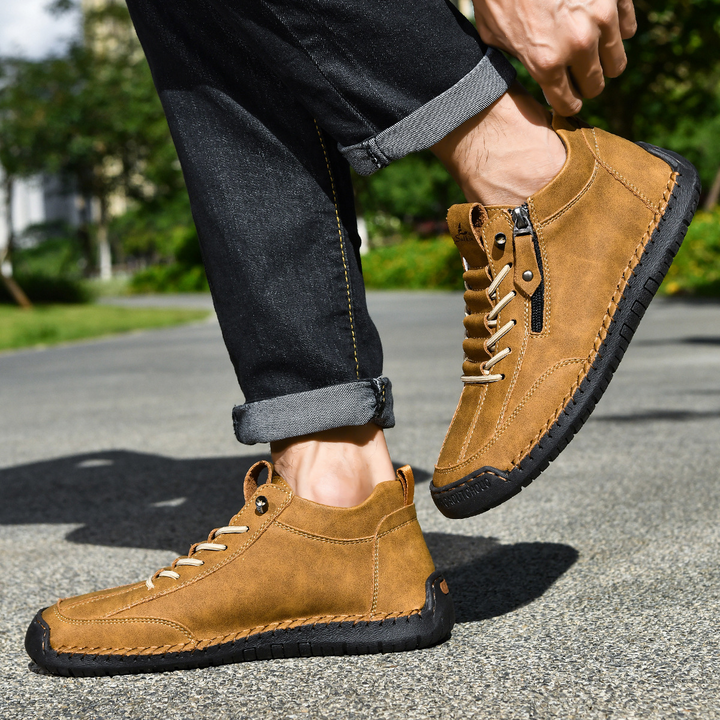 CORVANI | CHAUSSURES EN NUBUCK ZIPPÉES FERDINAND HOMME