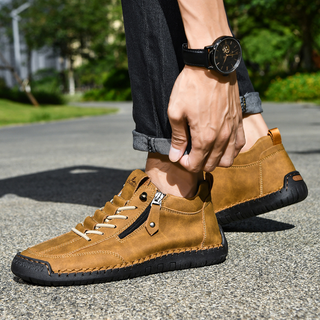 CORVANI | CHAUSSURES EN NUBUCK ZIPPÉES FERDINAND HOMME