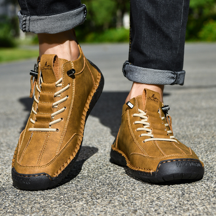 CORVANI | CHAUSSURES EN NUBUCK ZIPPÉES FERDINAND HOMME