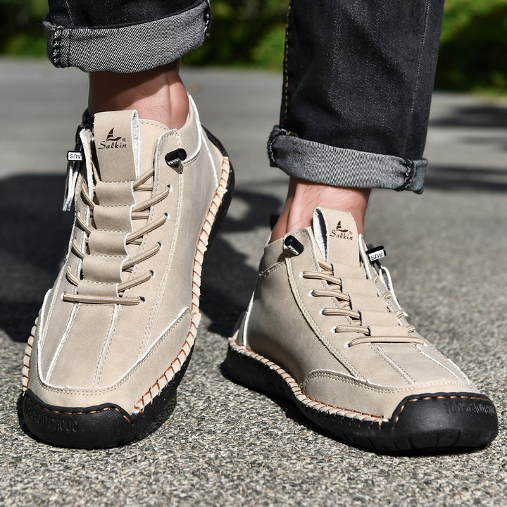CORVANI | CHAUSSURES EN NUBUCK ZIPPÉES FERDINAND HOMME