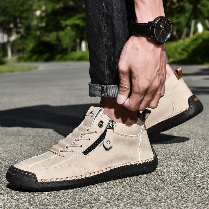 CORVANI | CHAUSSURES EN NUBUCK ZIPPÉES FERDINAND HOMME