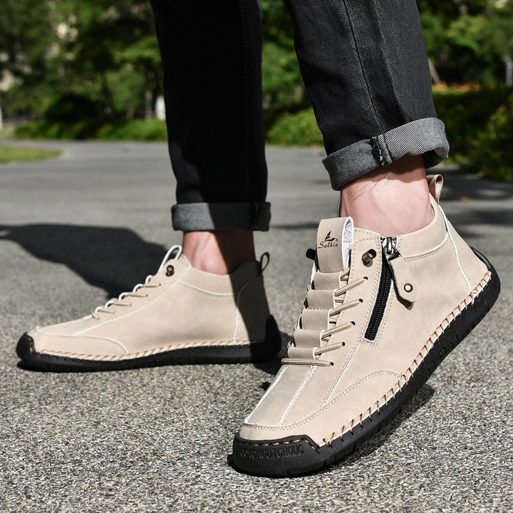 CORVANI | CHAUSSURES EN NUBUCK ZIPPÉES FERDINAND HOMME