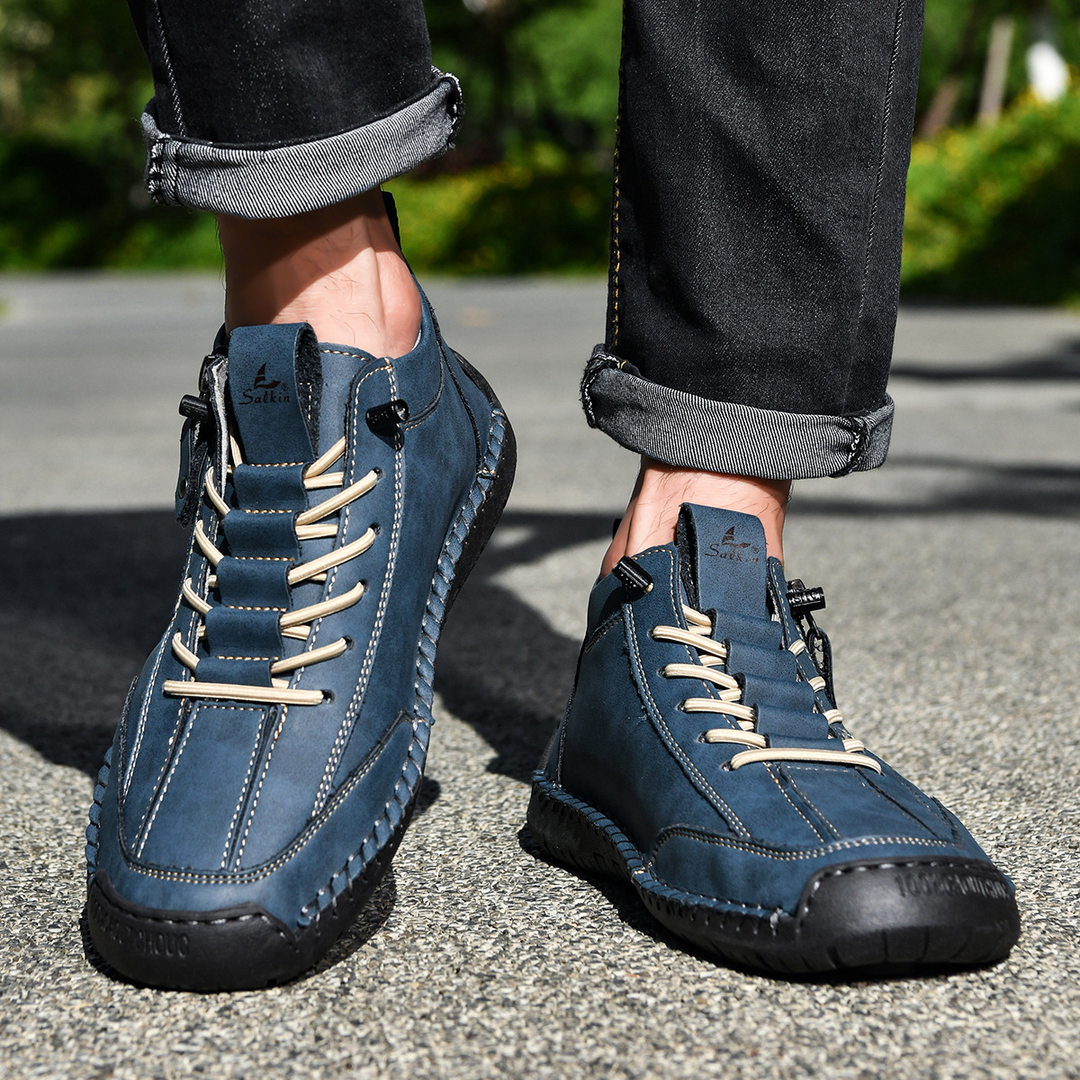 CORVANI | CHAUSSURES EN NUBUCK ZIPPÉES FERDINAND HOMME
