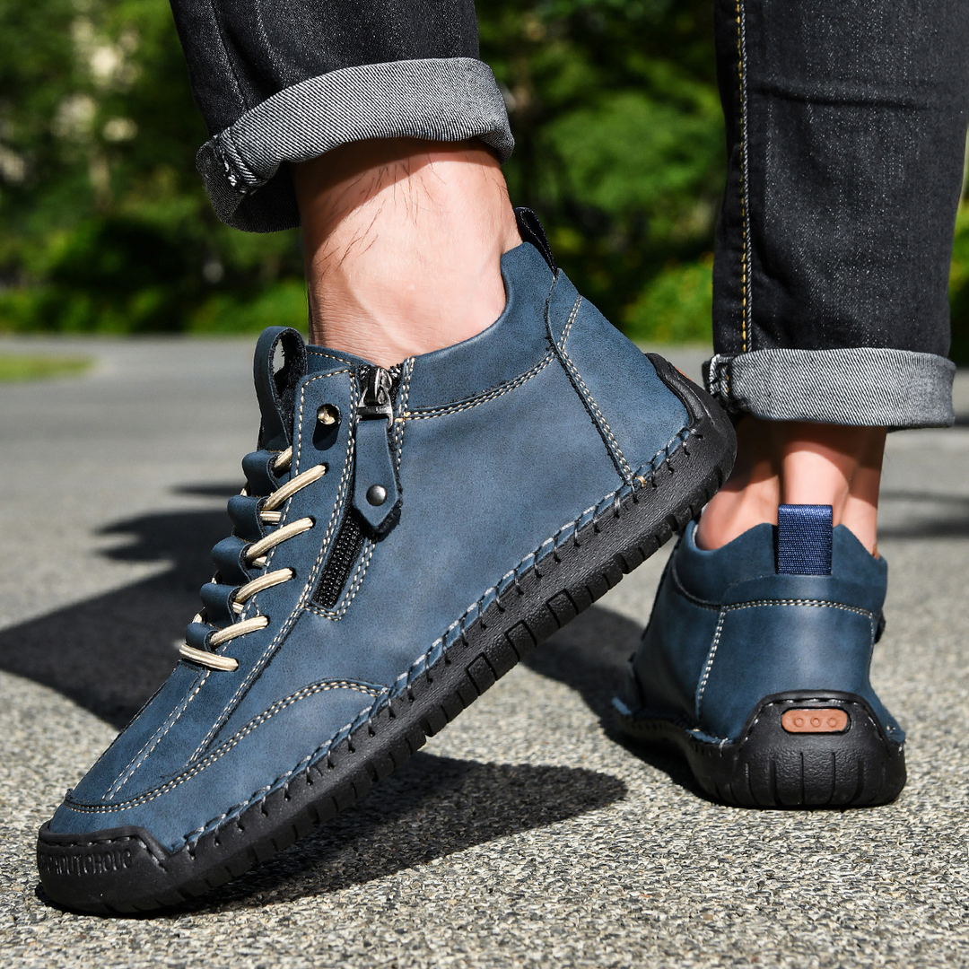 CORVANI | CHAUSSURES EN NUBUCK ZIPPÉES FERDINAND HOMME