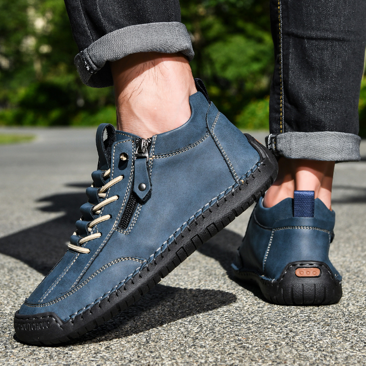 CORVANI | CHAUSSURES EN NUBUCK ZIPPÉES FERDINAND HOMME