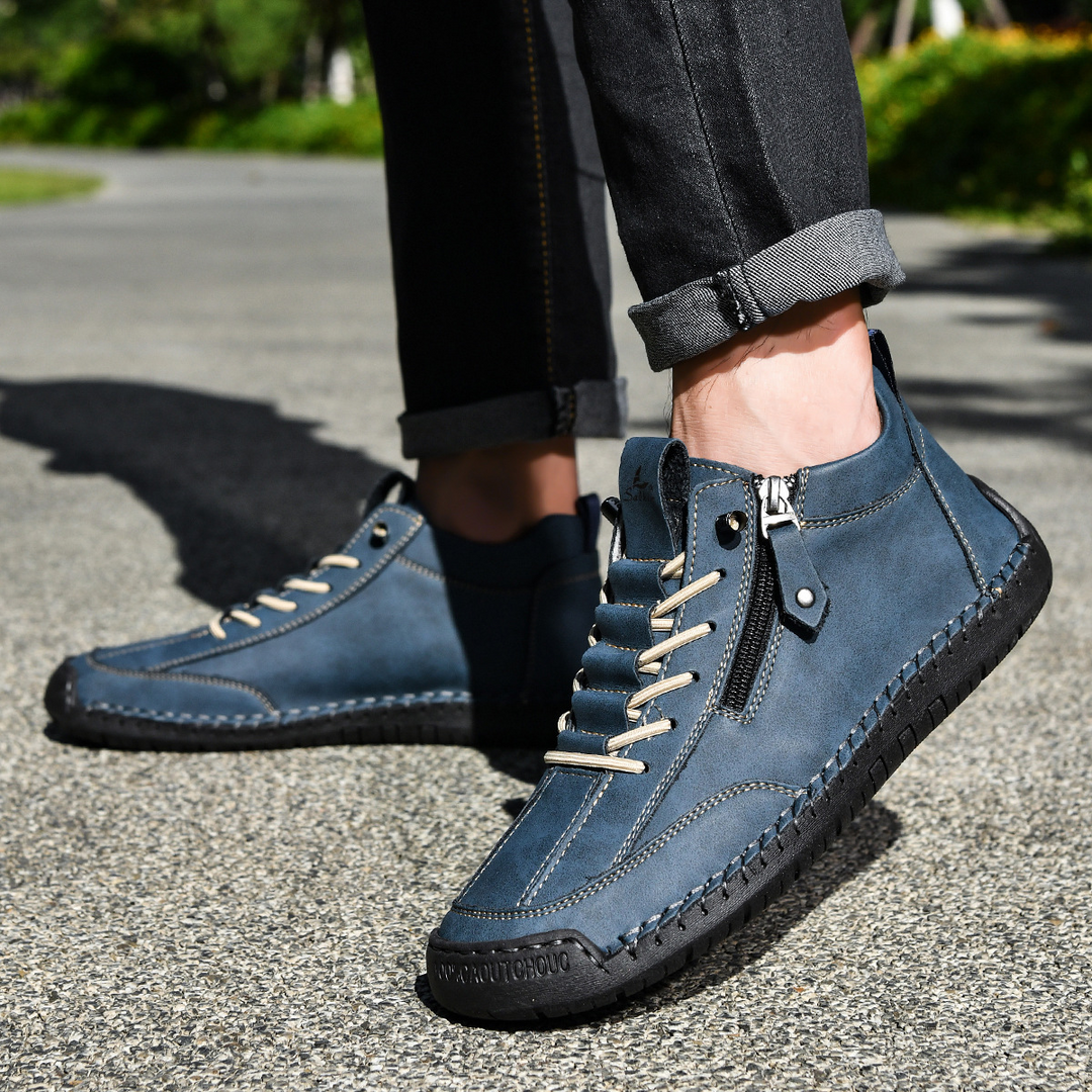 CORVANI | CHAUSSURES EN NUBUCK ZIPPÉES FERDINAND HOMME