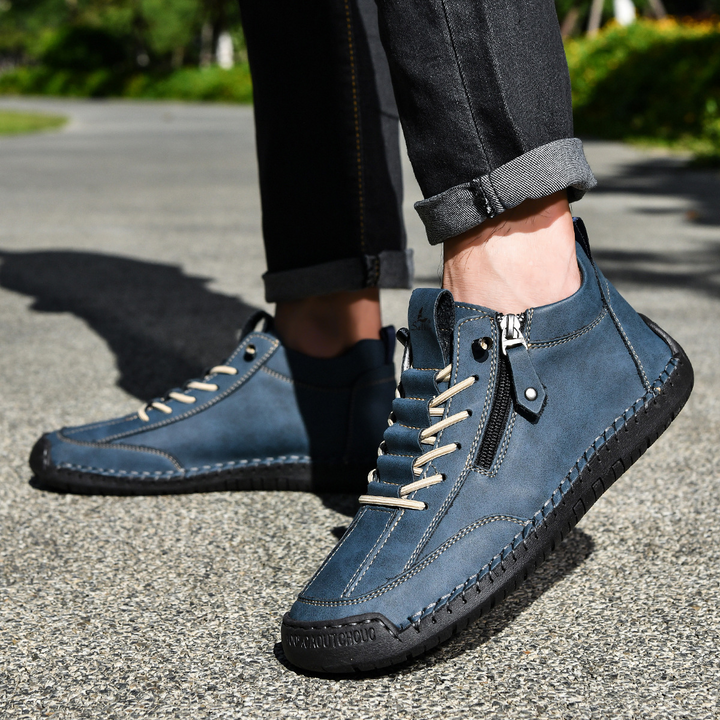 CORVANI | CHAUSSURES EN NUBUCK ZIPPÉES FERDINAND HOMME