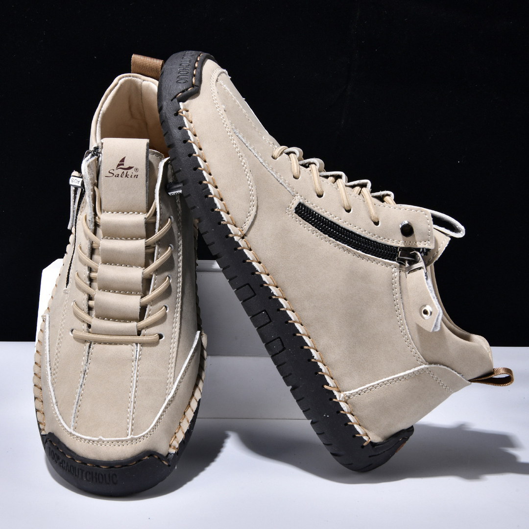 CORVANI | CHAUSSURES EN NUBUCK ZIPPÉES FERDINAND HOMME