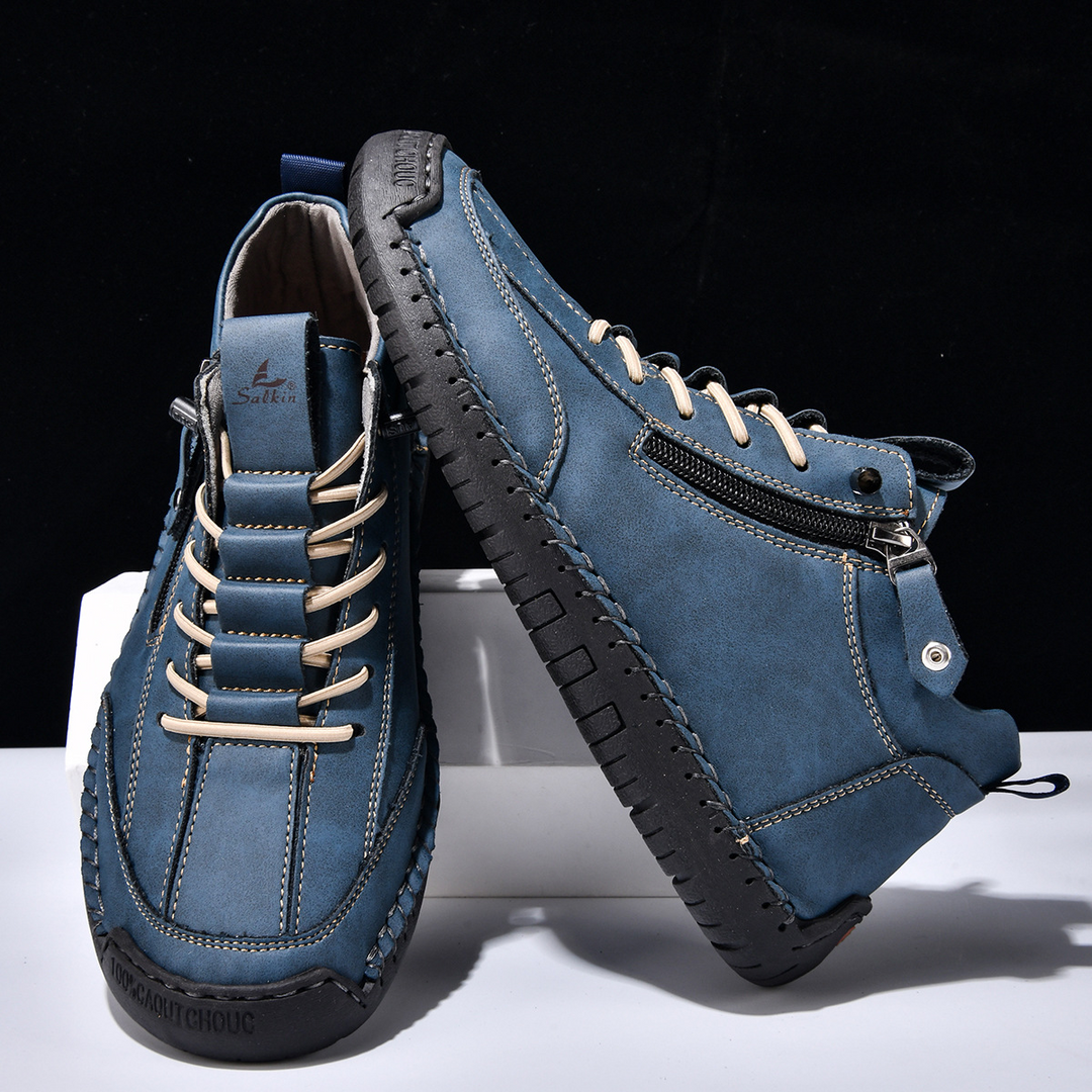 CORVANI | CHAUSSURES EN NUBUCK ZIPPÉES FERDINAND HOMME
