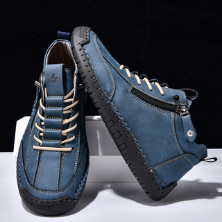 CORVANI | CHAUSSURES EN NUBUCK ZIPPÉES FERDINAND HOMME