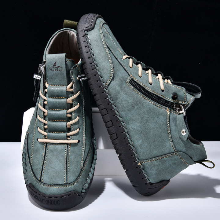 CORVANI | CHAUSSURES EN NUBUCK ZIPPÉES FERDINAND HOMME