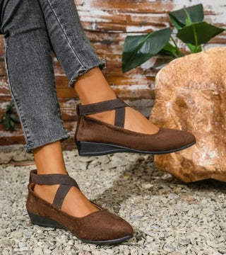CORVANI | BALLERINES FERMÉES À SEMELLE COMPENSÉE OMBELINE FEMME