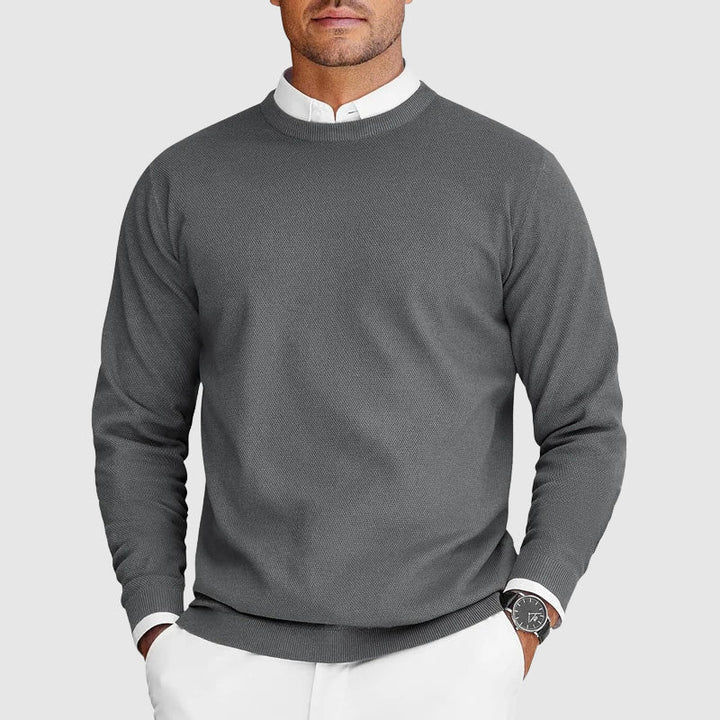 CORVANI | PULL COL ROND CLOVIS HOMME