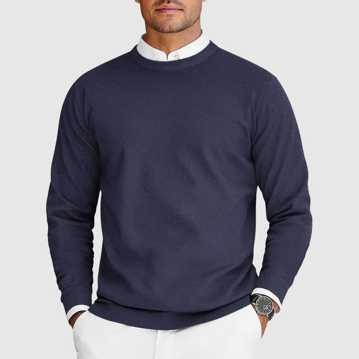 CORVANI | PULL COL ROND CLOVIS HOMME
